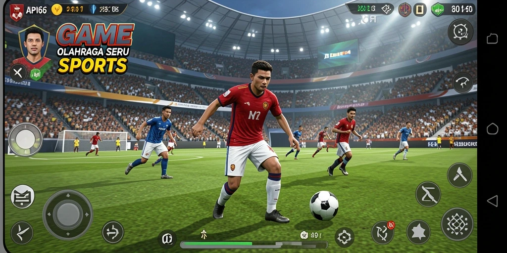 Tampilan dinamis gameplay olahraga yang mendebarkan di API66.