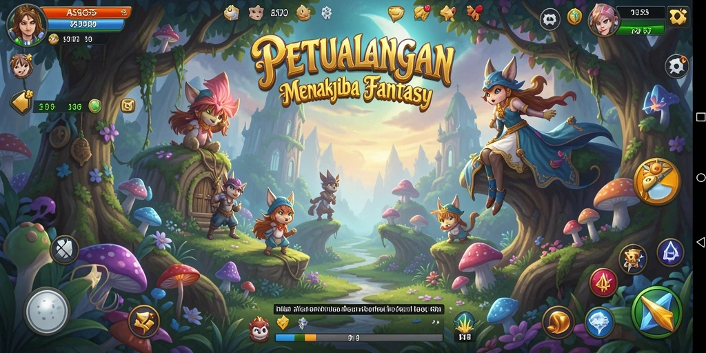 Gameplay ASG55 menampilkan petualangan seru di dunia fantasi.