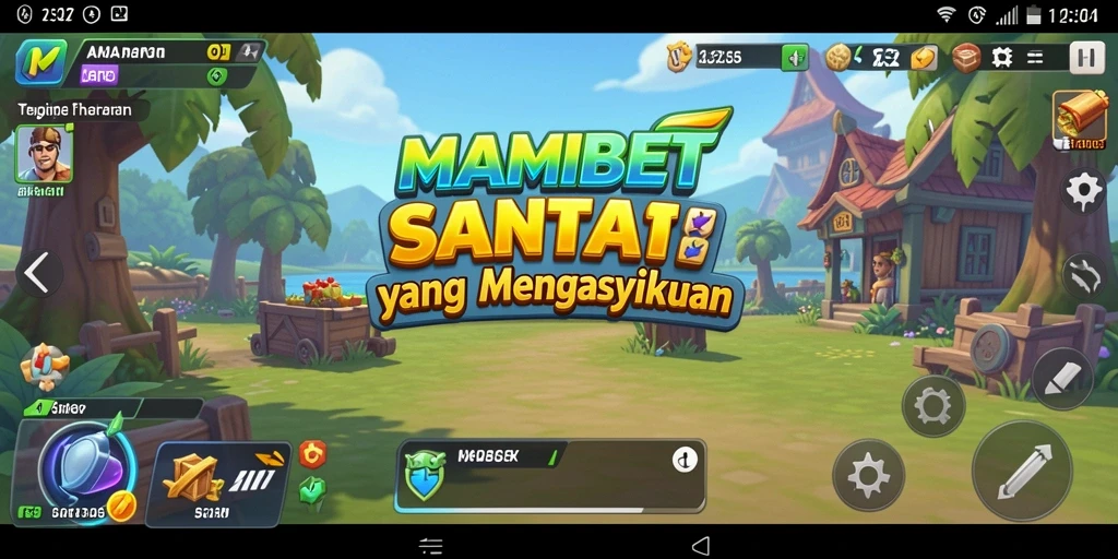 Tampilan gameplay seru MAMIBET dengan berbagai mini game.