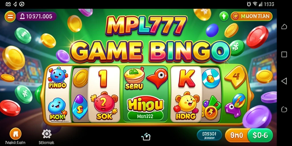 Tampilan gameplay seru dalam permainan Bingo MPL777.