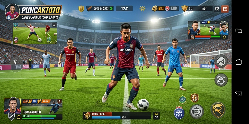 Tampilan gameplay PUNCAKTOTO yang seru dan kompetitif.