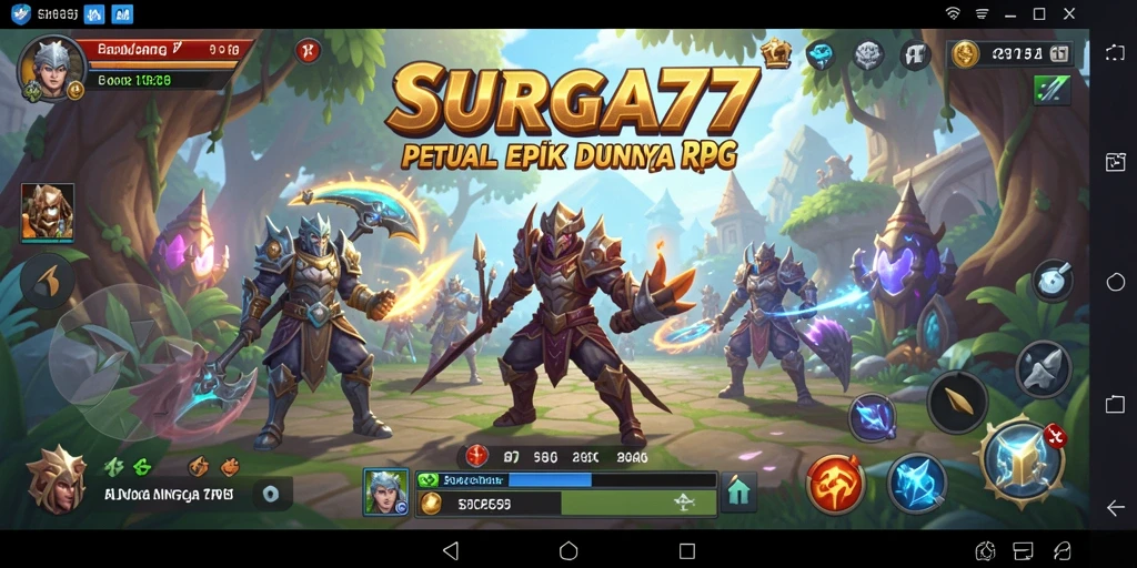 Tangkapan layar gameplay <strong>SURGA77</strong> yang menunjukkan aksi seru dan karakter yang menawan.